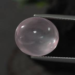11.10 ct Pink Rose Quartz Stone, Natural Rose Quartz in Oval Cabochon Shape for Sale