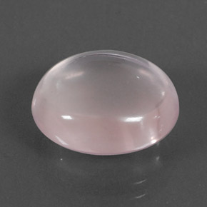 8.29 ct Pink Rose Quartz Gemstone, Rose Quartz Gem in Oval Cabochon Shape for Sale.