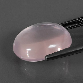Rose Quartz Gemstone in 14 x 12 mm (calibrated) Size for Sale, Rose Quartz Stone in Pink Color