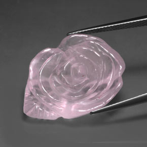 Rose Quartz Gemstone in 27 x 20.2 mm Size for Sale, Rose Quartz Stone in Pink Color