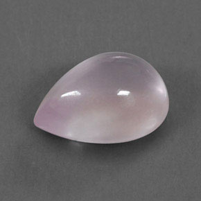 4.62 ct Pink Rose Quartz Gemstone, Rose Quartz Gem in Pear Cabochon Shape for Sale.