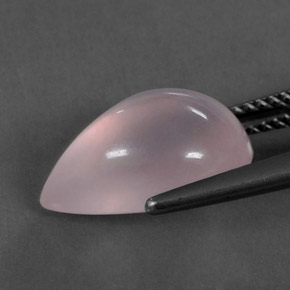 Rose Quartz Gemstone in 14 x 9 mm (calibrated) Size for Sale, Rose Quartz Stone in Pink Color