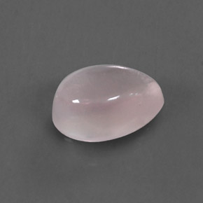 2.66 ct Pink Rose Quartz Gemstone, Rose Quartz Gem in Pear Cabochon Shape for Sale.