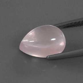 Rose Quartz Gemstone in 10 x 7 mm (calibrated) Size for Sale, Rose Quartz Stone in Pink Color