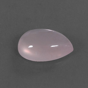 2.92 ct Pink Rose Quartz Stone, Natural Rose Quartz in Pear Cabochon Shape for Sale