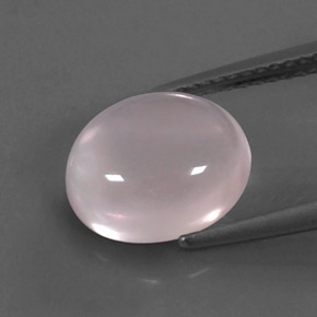 Rose Quartz Gemstone in 11 x 9 mm (calibrated) Size for Sale, Rose Quartz Stone in Pink Color