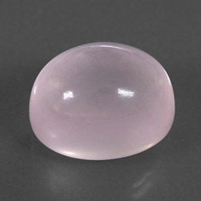32.52 ct Pink Rose Quartz Stone, Natural Rose Quartz in Oval Cabochon Shape for Sale