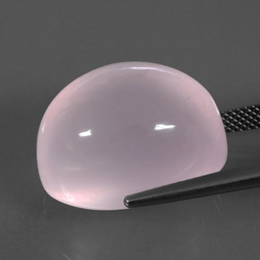 Rose Quartz Gemstone in 20 x 15 mm (calibrated) Size for Sale, Rose Quartz Stone in Pink Color
