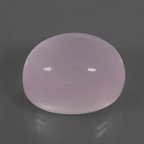 31.22 ct Pink Rose Quartz Stone, Natural Rose Quartz in Oval Cabochon Shape for Sale