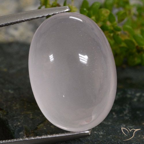 16.02ct Natural Very Light Pink Rose Quartz, Oval, Translucent