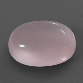 14.92 ct Pink Rose Quartz Stone, Natural Rose Quartz in Oval Cabochon Shape for Sale