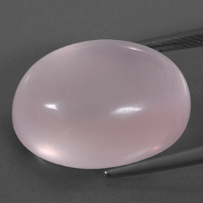 Rose Quartz Gemstone in 20 x 15 mm (calibrated) Size for Sale, Rose Quartz Stone in Pink Color