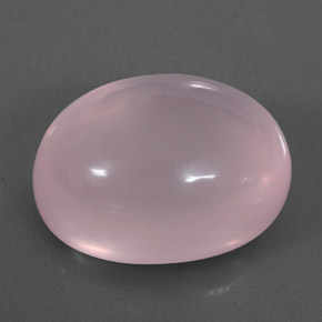 26.27 ct Pink Rose Quartz Stone, Natural Rose Quartz in Oval Cabochon Shape for Sale