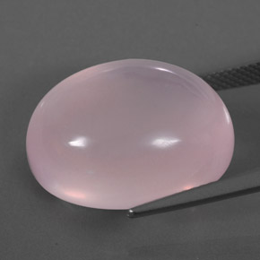 Rose Quartz Gemstone in 20 x 15 mm (calibrated) Size for Sale, Rose Quartz Stone in Pink Color