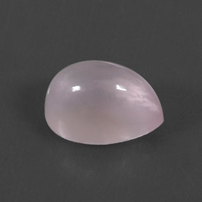 5.14 ct Pink Rose Quartz Stone, Natural Rose Quartz in Pear Cabochon Shape for Sale