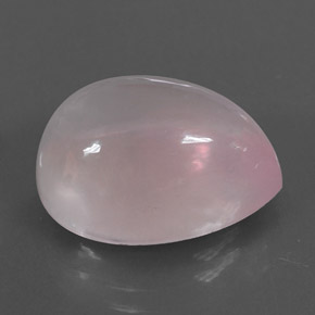 11.54 ct Pink Rose Quartz Stone, Natural Rose Quartz in Pear Cabochon Shape for Sale