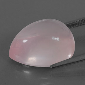 Rose Quartz Gemstone in 16 x 12 mm (calibrated) Size for Sale, Rose Quartz Stone in Pink Color
