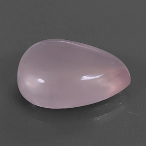 8.11 ct Pink Rose Quartz Stone, Natural Rose Quartz in Pear Cabochon Shape for Sale
