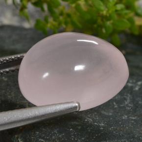 Rose Quartz Gemstone in 16 x 12 mm (calibrated) Size for Sale, Rose Quartz Stone in Rose Pink Color