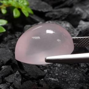 Rose Quartz Gemstone in 18.3 x 13.2 mm Size for Sale, Rose Quartz Stone in Pink Color
