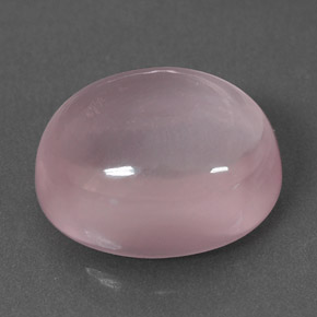 6.10 ct Pink Rose Quartz Stone, Natural Rose Quartz in Oval Cabochon Shape for Sale