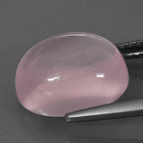 Rose Quartz Gemstone in 12 x 10 mm (calibrated) Size for Sale, Rose Quartz Stone in Pink Color