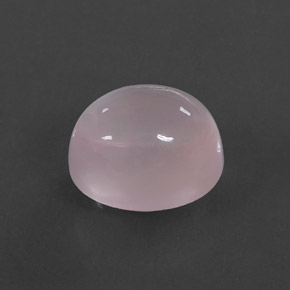 7.42 ct Pink Rose Quartz Stone, Natural Rose Quartz in Oval Cabochon Shape for Sale
