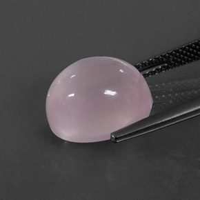Rose Quartz Gemstone in 12 x 10 mm (calibrated) Size for Sale, Rose Quartz Stone in Pink Color