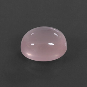 6.41 ct Pink Rose Quartz Stone, Natural Rose Quartz in Oval Cabochon Shape for Sale