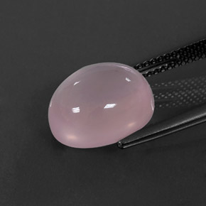 Rose Quartz Gemstone in 12 x 10 mm (calibrated) Size for Sale, Rose Quartz Stone in Pink Color