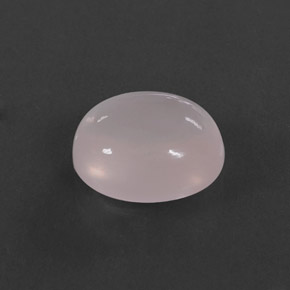5.50 ct Pink Rose Quartz Stone, Natural Rose Quartz in Oval Cabochon Shape for Sale