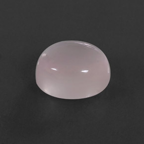 6.70 ct Pink Rose Quartz Stone, Natural Rose Quartz in Oval Cabochon Shape for Sale