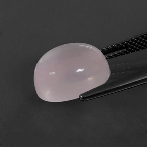 Rose Quartz Gemstone in 12 x 10 mm (calibrated) Size for Sale, Rose Quartz Stone in Pink Color