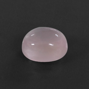5.82 ct Pink Rose Quartz Stone, Natural Rose Quartz in Oval Cabochon Shape for Sale