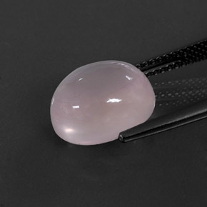 Rose Quartz Gemstone in 12 x 10 mm (calibrated) Size for Sale, Rose Quartz Stone in Pink Color