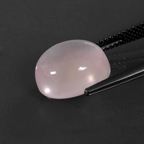 Rose Quartz Gemstone in 12 x 10 mm (calibrated) Size for Sale, Rose Quartz Stone in Pink Color