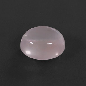 5.98 ct Pink Rose Quartz Stone, Natural Rose Quartz in Oval Cabochon Shape for Sale