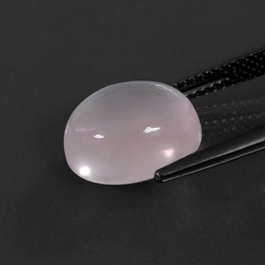 Rose Quartz Gemstone in 12 x 10 mm (calibrated) Size for Sale, Rose Quartz Stone in Pink Color