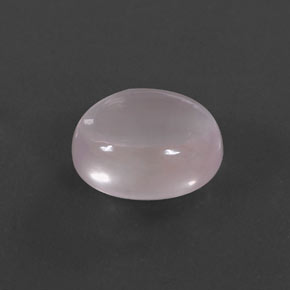5.89 ct Pink Rose Quartz Stone, Natural Rose Quartz in Oval Cabochon Shape for Sale