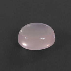 5.82 ct Pink Rose Quartz Stone, Natural Rose Quartz in Oval Cabochon Shape for Sale