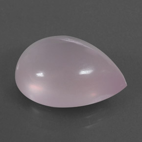 9.09 ct Pink Rose Quartz Stone, Natural Rose Quartz in Pear Cabochon Shape for Sale