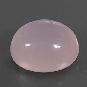 10.34 ct Pink Rose Quartz Stone, Natural Rose Quartz in Oval Cabochon Shape for Sale