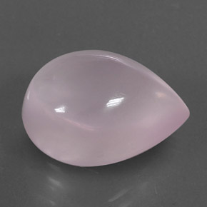 10.98 ct Pink Rose Quartz Stone, Natural Rose Quartz in Pear Cabochon Shape for Sale