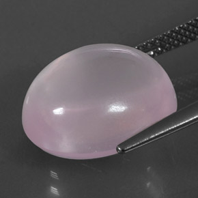 Rose Quartz Gemstone in 14 x 12 mm (calibrated) Size for Sale, Rose Quartz Stone in Pink Color