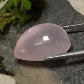 Rose Quartz Gemstone in 20 x 15 mm (calibrated) Size for Sale, Rose Quartz Stone in Pink Color