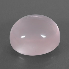 10.40 ct Pink Rose Quartz Stone, Natural Rose Quartz in Oval Cabochon Shape for Sale