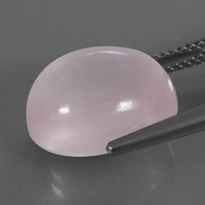 Rose Quartz Gemstone in 14 x 12 mm (calibrated) Size for Sale, Rose Quartz Stone in Pink Color