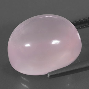 Rose Quartz Gemstone in 14 x 12 mm (calibrated) Size for Sale, Rose Quartz Stone in Pink Color