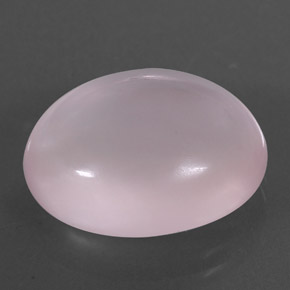 9.91 ct Pink Rose Quartz Stone, Natural Rose Quartz in Oval Cabochon Shape for Sale