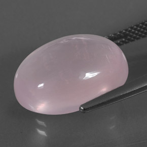 Rose Quartz Gemstone in 16 x 12.2 mm Size for Sale, Rose Quartz Stone in Pink Color